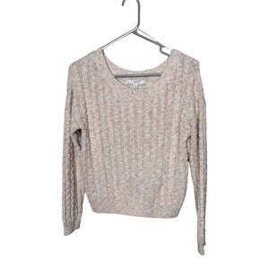 Next Multicolor Speckled XS Cable Knit Sweater